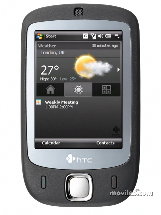 Niki 100 doble HTC Touch Teléfono inteligente Negro Desbloqueado idioma noruego 