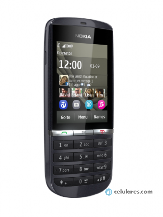 Nueva condición Nokia Asha 300 Rojo 5MP Tocuh & tipo 3G teléfono desbloqueado 