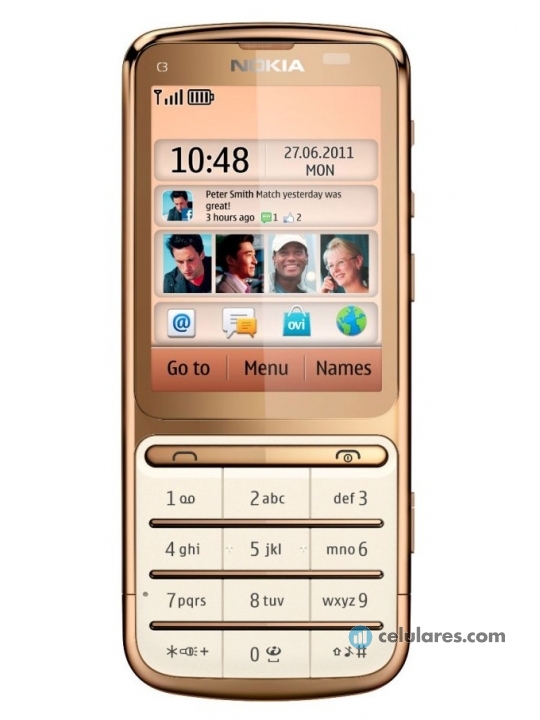 Nokia C3-01 Gold Edition