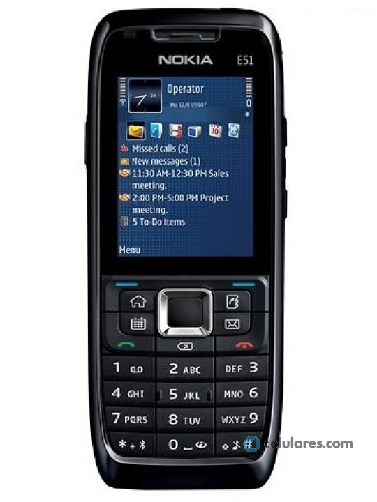 Nokia E51 camera-free