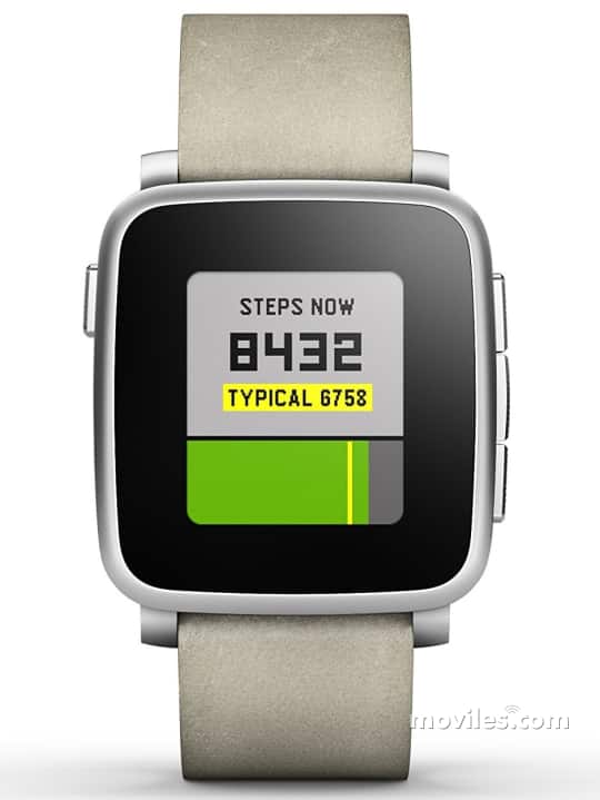 Pebble time sales steel smartwatch