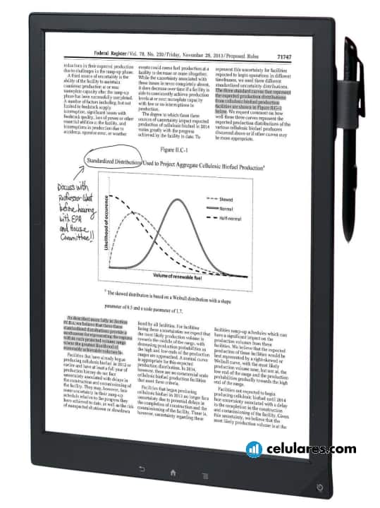 Imagen 2 Tablet Sony Digital Paper System