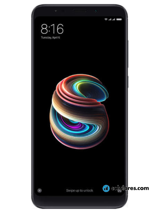 Fotografías Varias vistas de Xiaomi Redmi Note 5 Azul y Dorado y Negro y Rosa. Detalle de la pantalla: Varias vistas